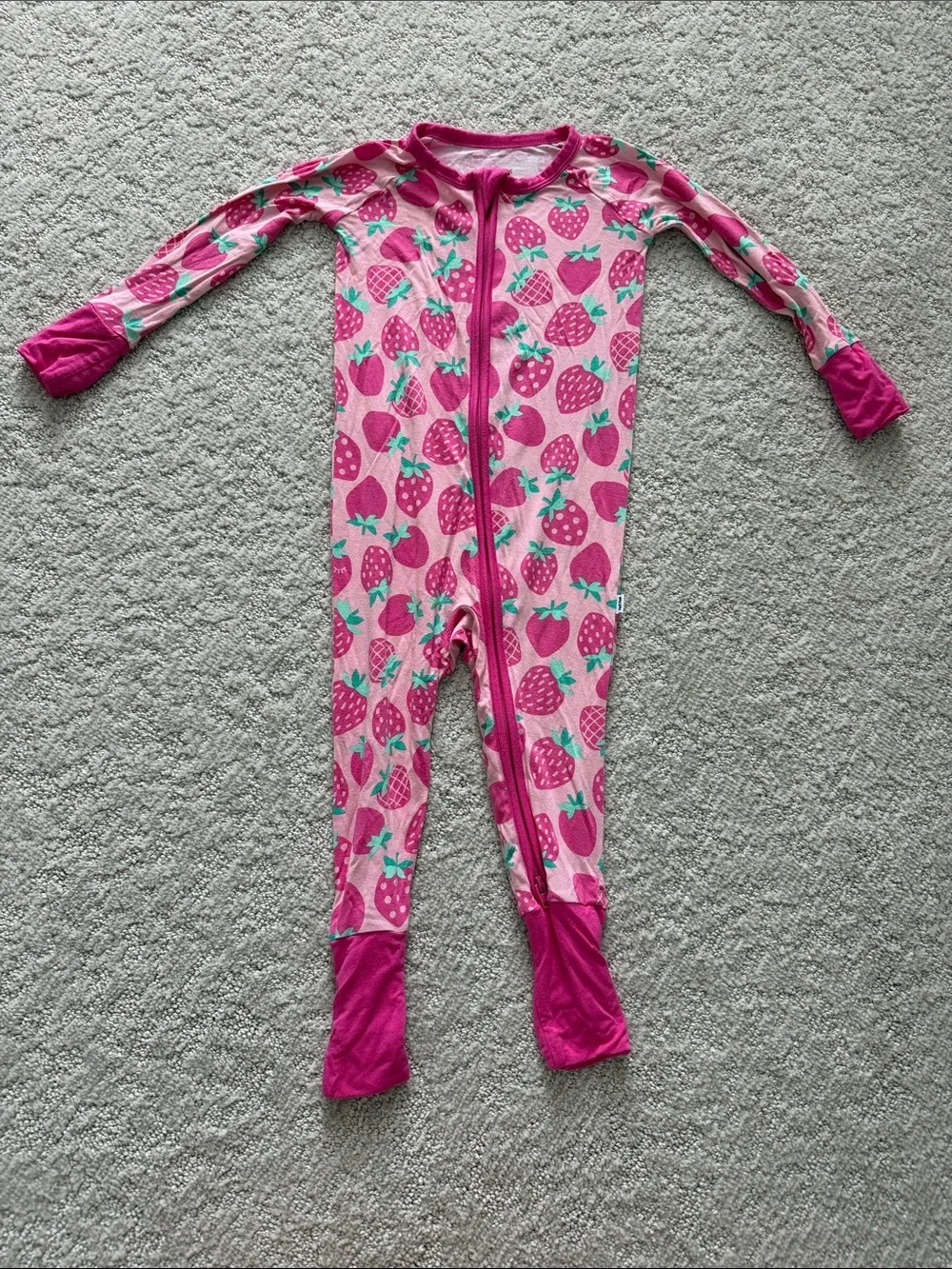 Little Sleepies Sweet Strawberries Zippy